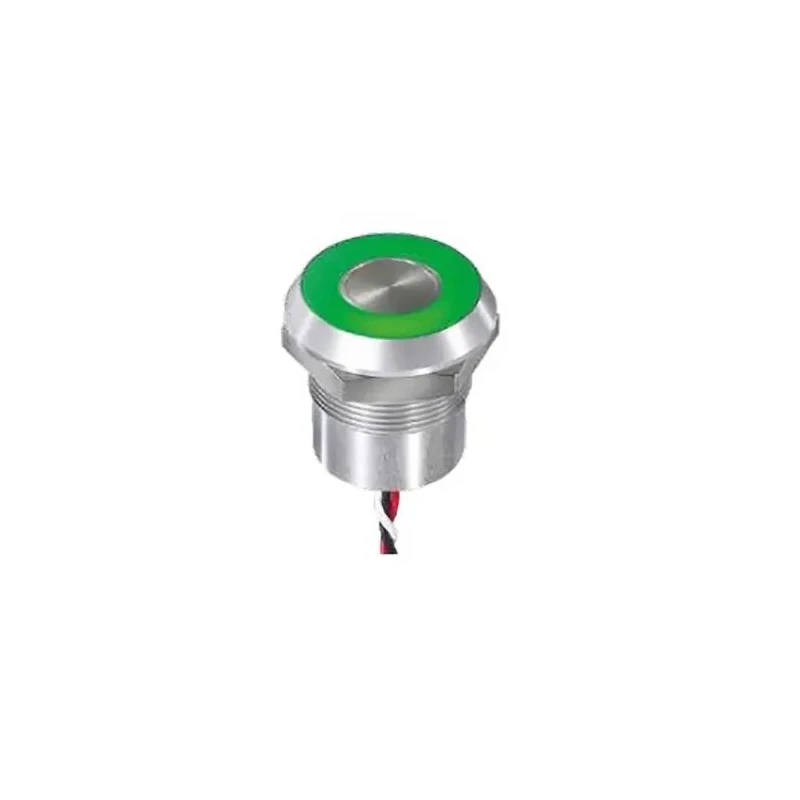 APEM Capacitive Switch with Latching and Momentary Function, Illuminated Red and Green LED, NPN Output, IP68 CPB3210000EGSC