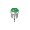 APEM Capacitive Switch with Latching and Momentary Function, Illuminated Red and Green LED, NPN Output, IP68 CPB3210000EGSC