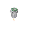 APEM Capacitive Momentary and Latching Switch with Aluminium Housing, Illuminated Green and Red LED, NPN CPB2110000NGSS