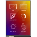 4D Systems 81.28 mm LCD Colour Display 240 x 320 pixel MCU 16 Bit/SPI Interface 25mA Current 4DLCD-32320240