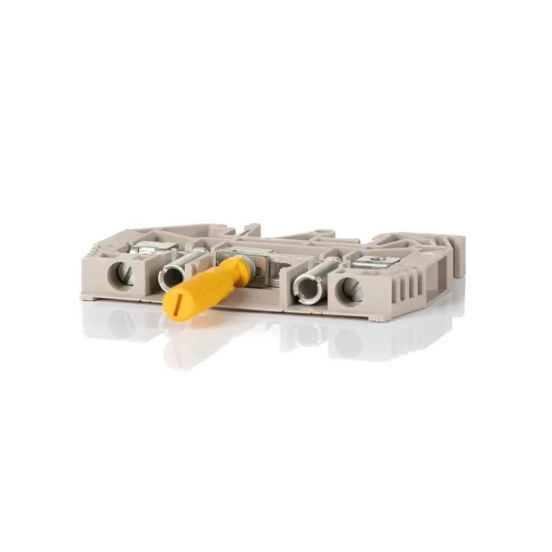 Weidmüller W Series Disconnect Terminal Block Brown, 6mm² Cable CSA, 1-Level, Screw Termination, 630V 57A 1938820000