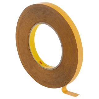 3M 465 Transparent Transfer Tape Aluminium Foil Backing 12mm Width 55m Length Acrylic Adhesive -40°C to 121°C 950 12mmX55m