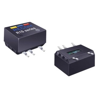 Recom DC/DC Converter 5V dc Output, 200 mA, 5V dc Input, 4.5V Minimum Input, 1 W Power, Surface Mount, 8-Pin R1S-0505/HP