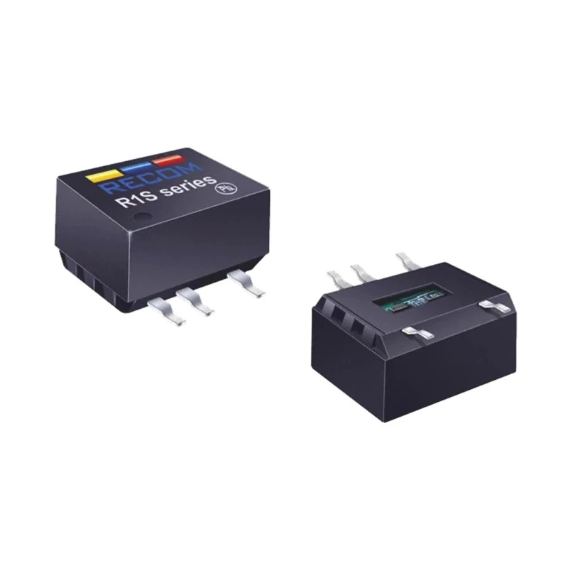 Recom DC/DC Converter 5V dc Output, 200 mA, 5V dc Input, 4.5V Minimum Input, 1 W Power, Surface Mount, 8-Pin R1S-0505/HP