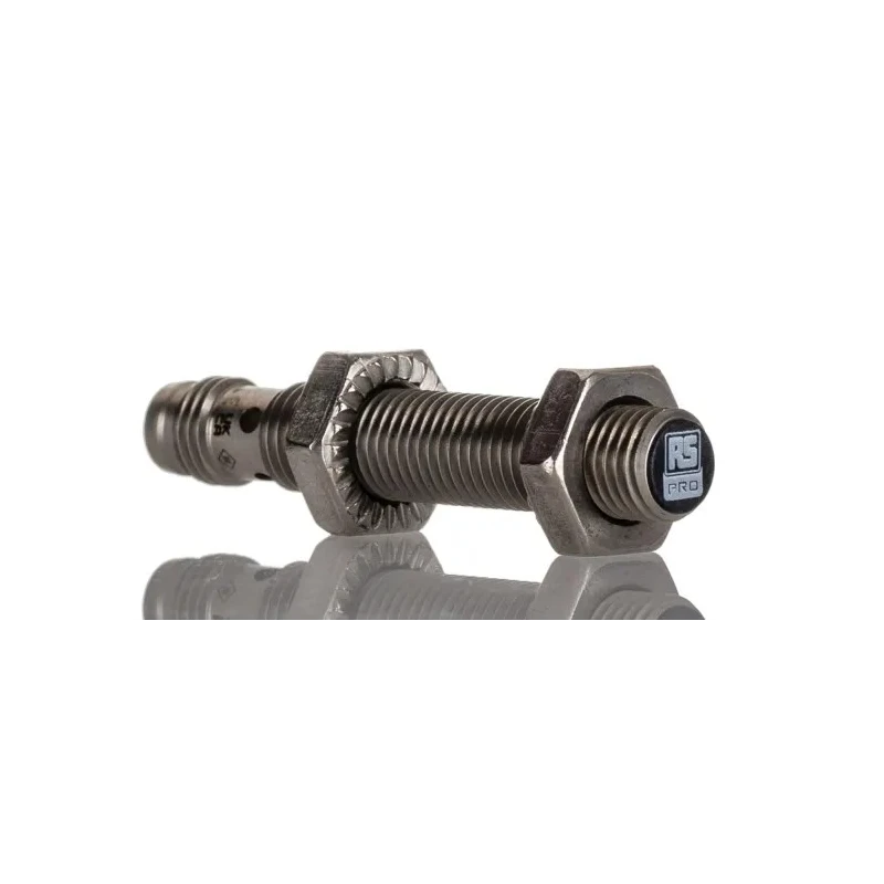 RS Pro Threaded Barrel Inductive Proximity Sensor M8 x 1 Flush Mount Stainless Steel Housing PNP 30 V DC 200mA 206-6133