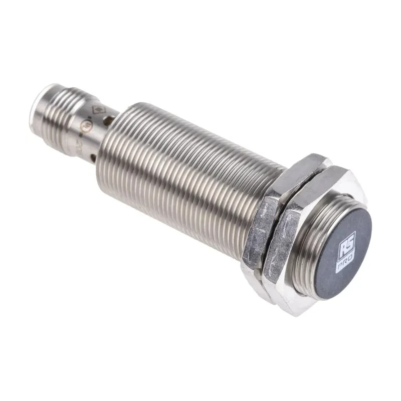 RS Pro Threaded Barrel Inductive Proximity Sensor M18 x 1 PNP Output 30 V DC 200mA 8 mm Detection 65 mm Length 206-6142