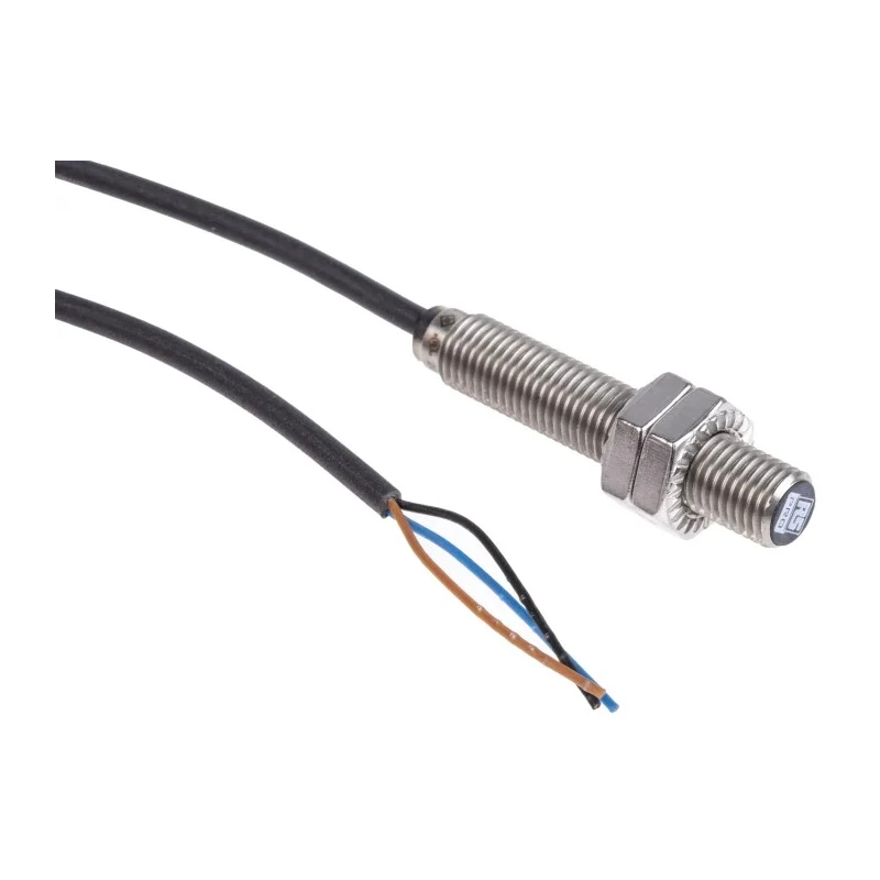 Telemecanique Sensors Threaded Barrel Inductive Proximity Sensor M8 x 1 PNP 30V dc 200mA 2 mm Detection 206-6135