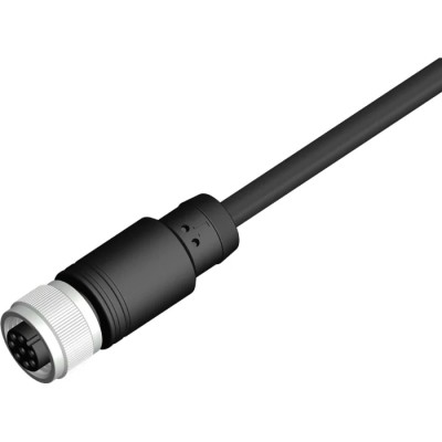 RS PRO Sensor Actuator Cable Female 8 way Straight to Female Straight, Unterminated, 10 m, 30V 206-7630