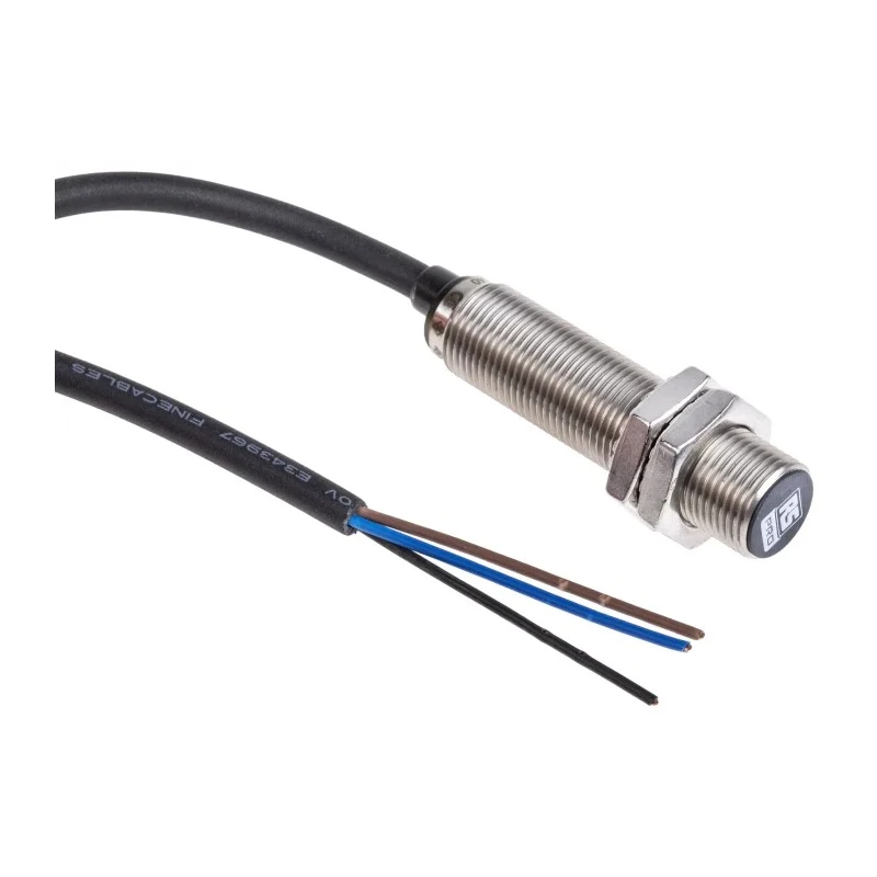 RS PRO Threaded Barrel Inductive Proximity Sensor M12 x 1 Stainless Steel 4 mm Detection 30 V DC 200mA 2kHz 206-6140