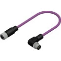 RS PRO Sensor Actuator Cable 5 m Female 5 Way Straight to Male 5 Way Straight 60V 206-7650