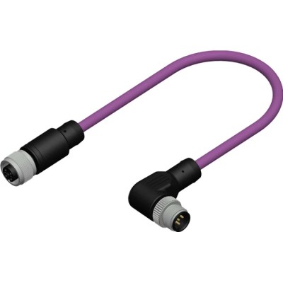RS PRO Sensor Actuator Cable 5 m Female 5 Way Straight to Male 5 Way Straight 60V 206-7650