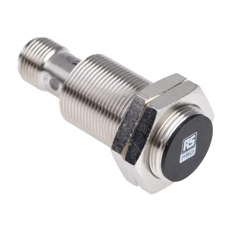 RS PRO Threaded Barrel Inductive Proximity Sensor M18 x 1 Thread Size PNP 30 V DC 200 mA Switching Current 8 mm 206-6161
