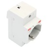 ABB 16A Grey 1 Gang Plug Socket Indoor Type L Italian 2CSM210000R0701 M1170