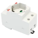 ABB 16A Grey 1 Gang Plug Socket Indoor Type L Italian 2CSM210000R0701 M1170