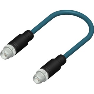 RS PRO Male 8 Way Straight to Male 8 Way Straight Sensor Actuator Cable 10m 50-60V ac IP67 206-7666