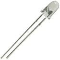 Nichia 3 mm (T-1) Red Through Hole LED 2.1 V 50 mA 122 mW Forward Power Dissipation NSPR310S-RP-S-T