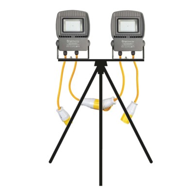 Nightsearcher LINKSTAR Linkable LED Floodlight 192 LEDs 50W 6000 lm IP65 110V AC NSLINKSTAR50-TWIN