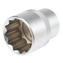 RS PRO 1/2 in Drive 24 mm 12 Point Square Socket 830-4142