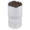 RS PRO 1/2 in Drive 16 mm 12 Point Square Chrome Vanadium Steel Socket 830-4117
