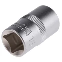 RS PRO 1/2 in Drive 16 mm 12 Point Square Chrome Vanadium Steel Socket 830-4117