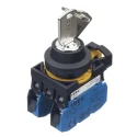 Idec Key Switch, Latching Operation, 2 NO Contact Configuration, 10A Current Rating, 3 Positions, Screw Terminal IP66