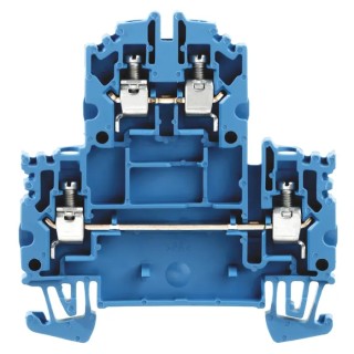Weidmüller Blue W Series Double Level Terminal Block Screw Type 800V 32A 1041980000