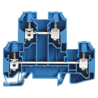 Weidmüller W Series Blue Double Level Terminal Block 10mm² Screw 57A 800V 1186750000
