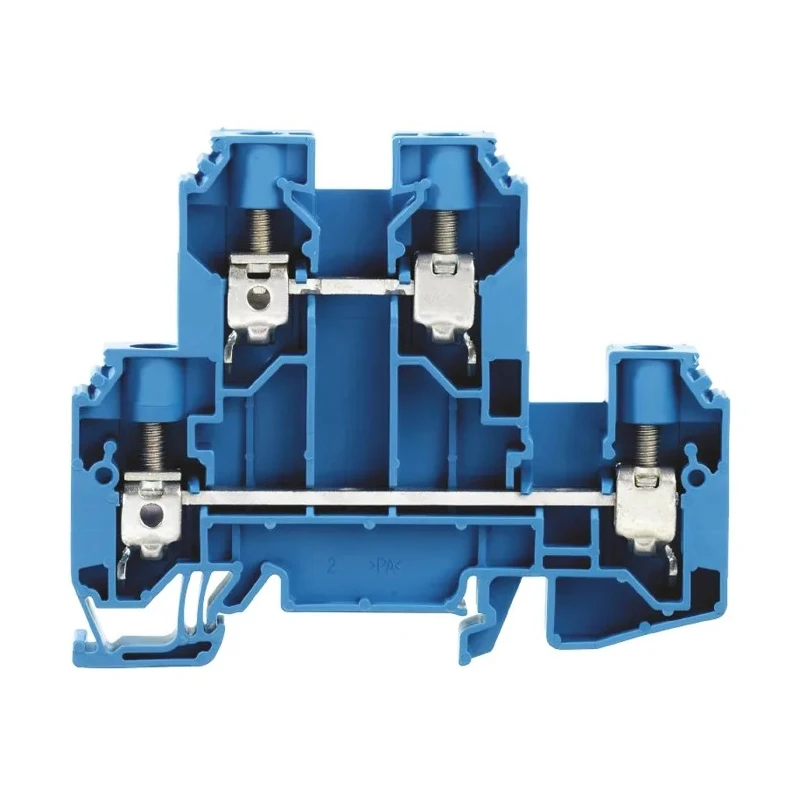 Weidmüller W Series Blue Double Level Terminal Block 10mm² Screw 57A 800V 1186750000