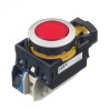 Idec Illuminated Momentary Panel Mount Push Button Switch Red LED 22 mm Cutout IP65 24V CW4L-M1E10Q4R