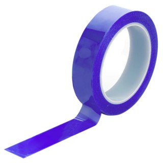 Hi-Bond Blue Polyester Silicone Adhesive Masking Tape 19mm x 66m HB850