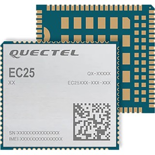 Quectel RF Module EC25EFA-512-STD LTE Cat 4, 1800 MHz, 150Mbps Data Rate, USB 2.0, Surface Mount 32x29x2.4mm EC25EFA-512-STD