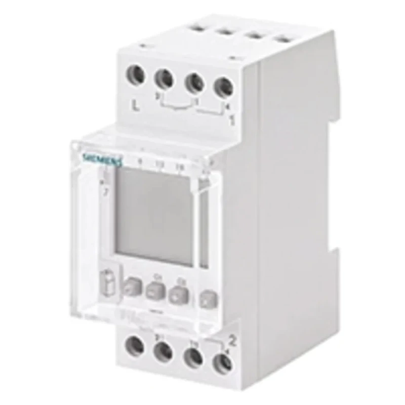 Siemens Digital DIN Rail Time Switch 2-Channel 230V AC 7LF4532-0