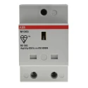 ABB 13A Grey 1 Gang DIN Rail Mount Plug Socket Type G British Indoor IP20 250V 2CSM259343R0721 M1363