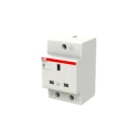 ABB 13A Grey 1 Gang DIN Rail Mount Plug Socket Type G British Indoor IP20 250V 2CSM259343R0721 M1363