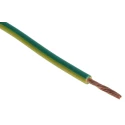 RS PRO H07Z-K Series Green Yellow 1.5 mm² Hook Up Wire 750V 100m Cross Linked 836-0808