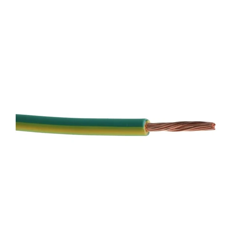 RS PRO H07Z-K Series Green Yellow 1.5 mm² Hook Up Wire 750V 100m Cross Linked 836-0808
