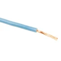 RS PRO 6491X Series Blue 1.5 mm² Hook Up Wire, 16 AWG, 7/0.53 mm Strands, 100 m Length, Polyvinyl Chloride Jacket 836-0861