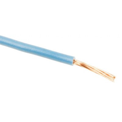 RS PRO 6491X Series Blue 1.5 mm² Hook Up Wire, 16 AWG, 7/0.53 mm Strands, 100 m Length, Polyvinyl Chloride Jacket 836-0861