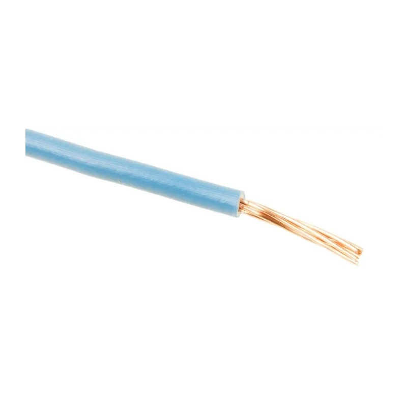 RS PRO 6491X Series Blue 1.5 mm² Hook Up Wire, 16 AWG, 7/0.53 mm Strands, 100 m Length, Polyvinyl Chloride Jacket 836-0861