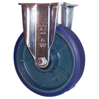 LAG Fixed Castor Wheel Polyurethane 150 mm Diameter 450 kg Load Capacity Medium Duty 37463