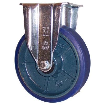 LAG Fixed Castor Wheel Polyurethane 150 mm Diameter 450 kg Load Capacity Medium Duty 37463