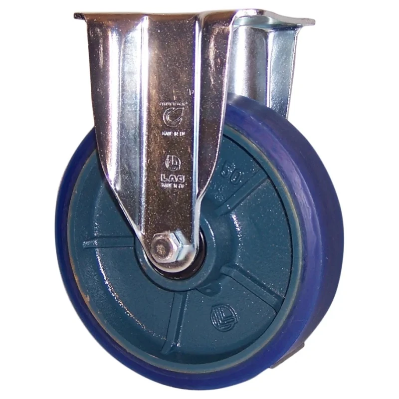LAG Fixed Castor Wheel Polyurethane 150 mm Diameter 450 kg Load Capacity Medium Duty 37463