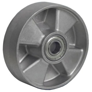 LAG Grey Aluminium Trolley Wheel, 200 kg Load Capacity 110mm Diameter 30mm Width 39018CC