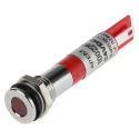 RS PRO Red Panel Mount Indicator 24V DC 20mA Solder Lug Termination IP67 Flush Bezel 838-5582