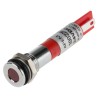 RS PRO Red Panel Mount Indicator 24V DC 20mA Solder Lug Termination IP67 Flush Bezel 838-5582