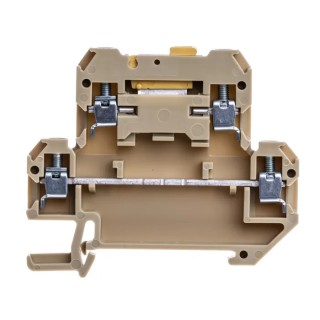 Weidmüller SAK Series Disconnect Terminal Block Beige, 2-Level, Screw Termination, 400V, 10A Current 0687460000