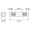 Murata EMI Filter Surface Mount 50V DC 2A 2706 Package Flat Contact 1.6 mm Height 6.8 mm Length NFE61PT