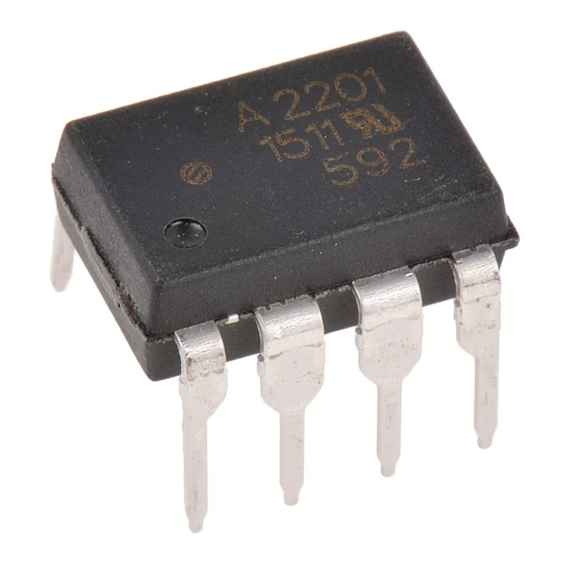 Broadcom Optocoupler Through Hole 8-Pin DIP, 1 Channel, Max Forward Voltage 1.85V HCPL-2201-000E