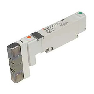 SMC Pneumatic Solenoid Valve 24V DC, Base Mount, 5 Ports, Die Cast Zinc Body, Operating Pressure 0.1-0.7MPa, Model VQ1000