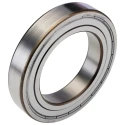 SKF Single Row Deep Groove Ball Bearing, 70 mm ID, 110 mm OD, 20 mm Race Width, Sheet Metal Cage, Double Shielded 6014-2Z